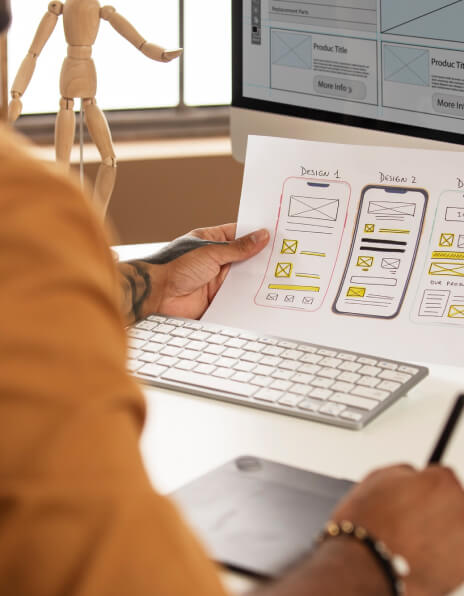 Planejamento de interface para aplicativo